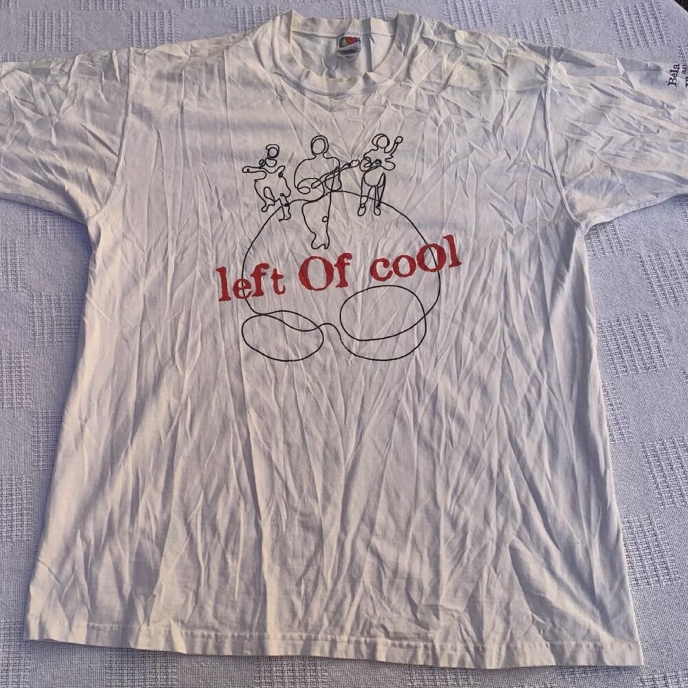 Fruit-of-the-loom Men's White and Cream T-shirt